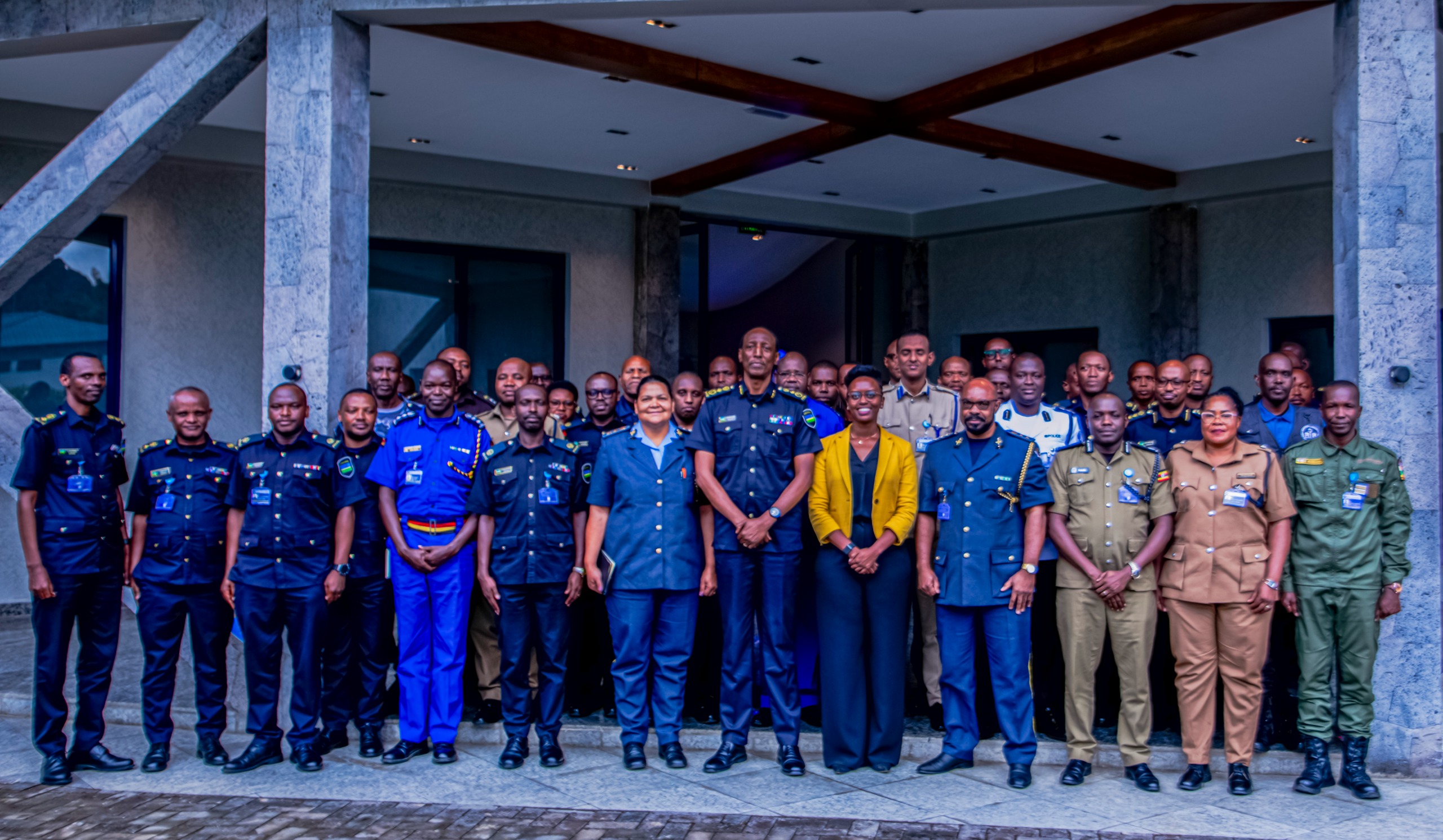 Minister of State Linda Mutesi Rusagara delivers strategic planning lecture to Senior African Police officers
