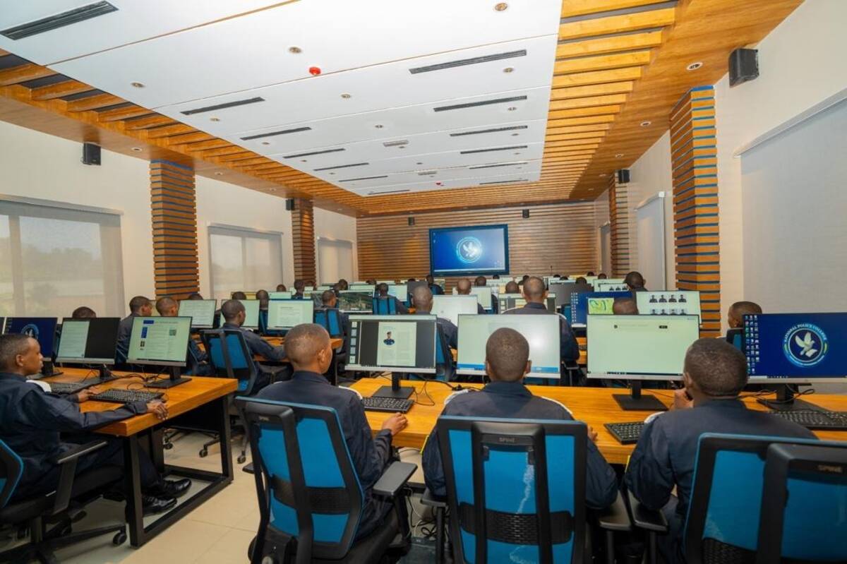 How technology is driving smart policing in Rwanda: A snap from an IT student at the National Police College