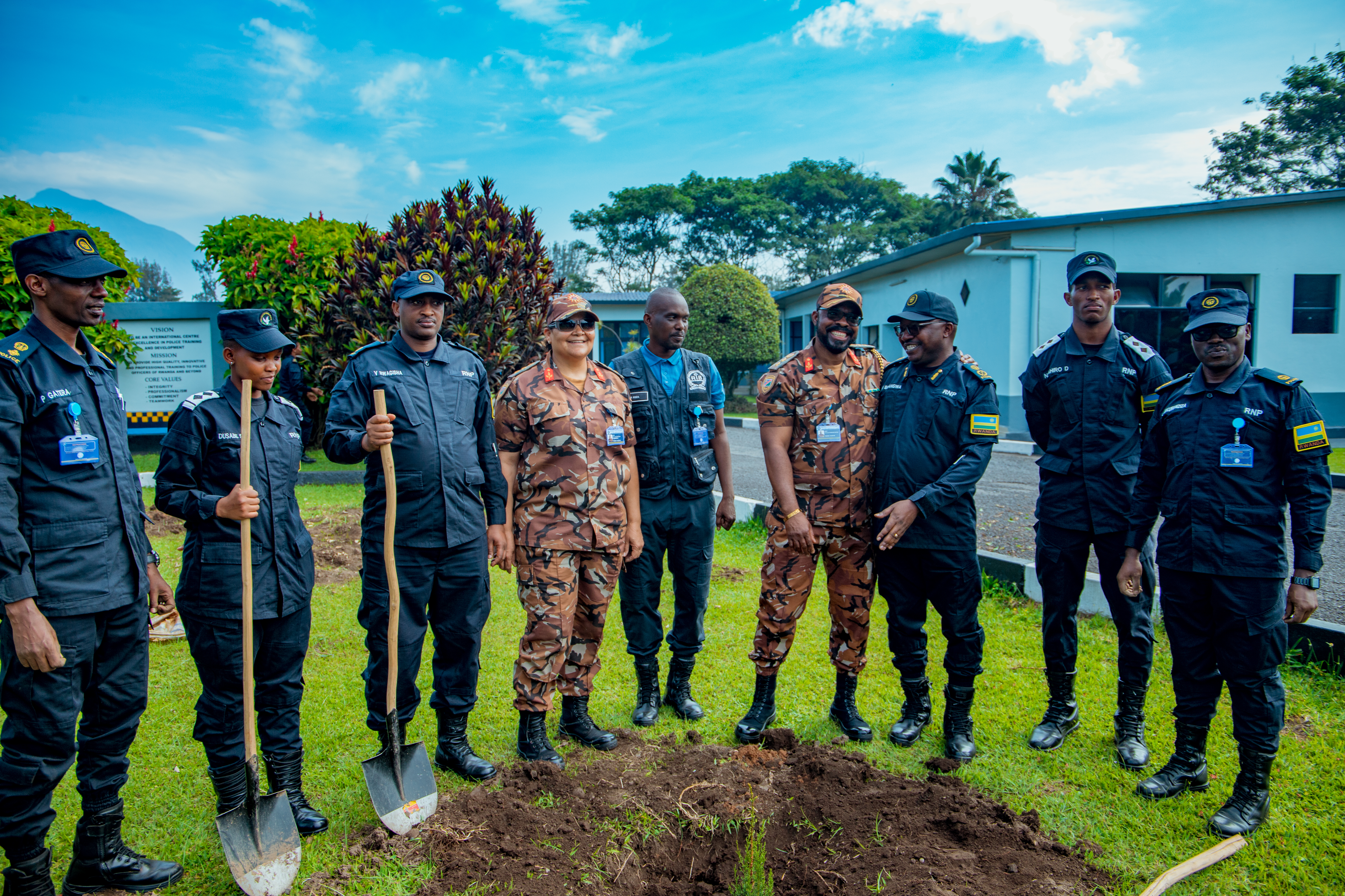 UMUGANDA: National Police College join tree-planting drive to advance national greening agenda